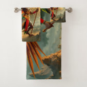 Wächter des Himmelstores – Anubis Badhandtuch Set (Insitu)