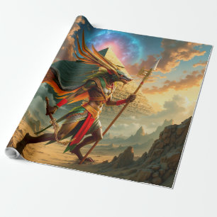 Wächter des Himmelstores – Anubis Geschenkpapier
