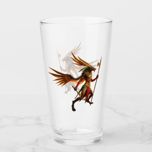 Wächter des Himmels­tores – Anubis Glas (Vorderseite)