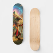 Wächter des Himmels­tores – Anubis Skateboard (Vorderseite)