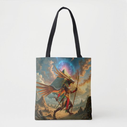 Wächter des Himmels­tores – Anubis Tasche (Vorderseite)