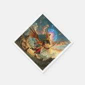 Wächter des himmlischen Tores – Anubis Serviette (Ecke)