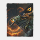 Wächter des Jenseits – Anubis. Fleecedecke (Vorderseite)