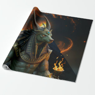 Wächter des Jenseits – Anubis. Geschenkpapier