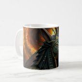 Wächter des Jenseits – Anubis. Kaffeetasse (Vorderseite Links)