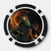 Wächter des Jenseits – Anubis. Pokerchips (Rückseite)