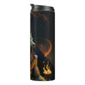 Wächter des Jenseits – Anubis. Thermosbecher (Nach rechts gedreht)