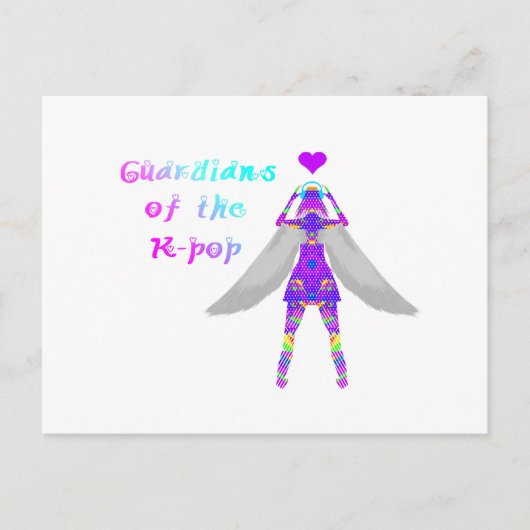 Wächter des K-Pops Postkarte (Vorderseite)
