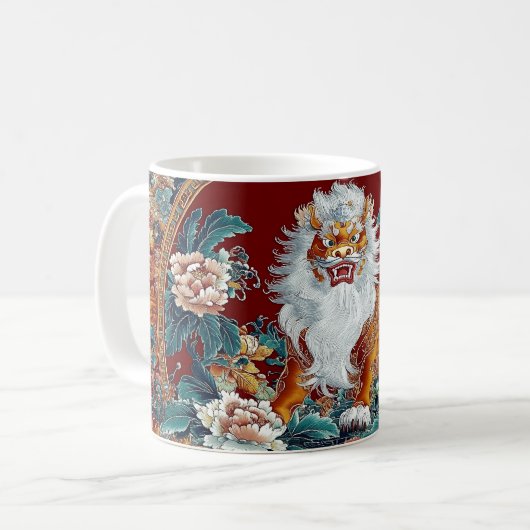 Wächter des Krimson Bloom Kaffeetasse (Vorderseite Links)