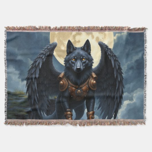 Wächter des Mondes – Der schwarzflügelige Wolf Decke (Vorderseite)