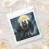 Wächter des Mondes – Der schwarzflügelige Wolf Geschenktütchen (Ausgeschnitten)