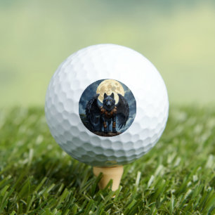 Wächter des Mondes – Der schwarzflügelige Wolf Golfball