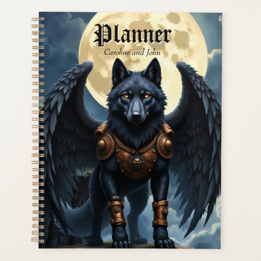 Wächter des Mondes – Der schwarzflügelige Wolf Planer (Vorderseite)