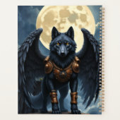Wächter des Mondes – Der schwarzflügelige Wolf Planer (Rückseite)