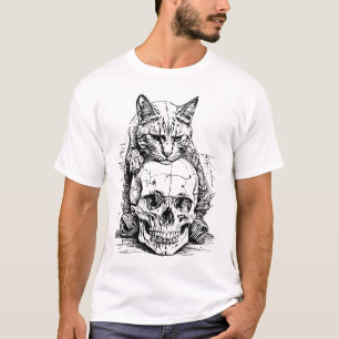 Wächter des Schädels: Das Reich einer dunklen Katz T-Shirt