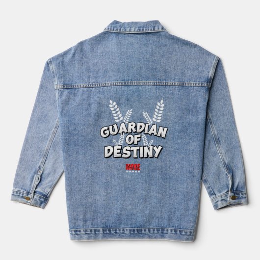 Wächter des Schicksalsmodus Jeansjacke (Rückseite)