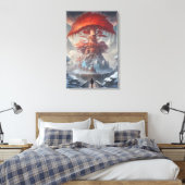 Wächter des Schlosses Leinwanddruck (Insitu (Schlafzimmer))