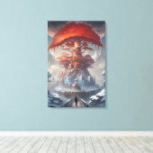 Wächter des Schlosses Leinwanddruck (Insitu (Holzboden))