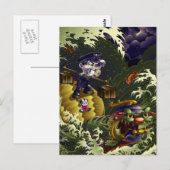 Wächter des Südens - Schildkröte Postkarte (Vorne/Hinten)
