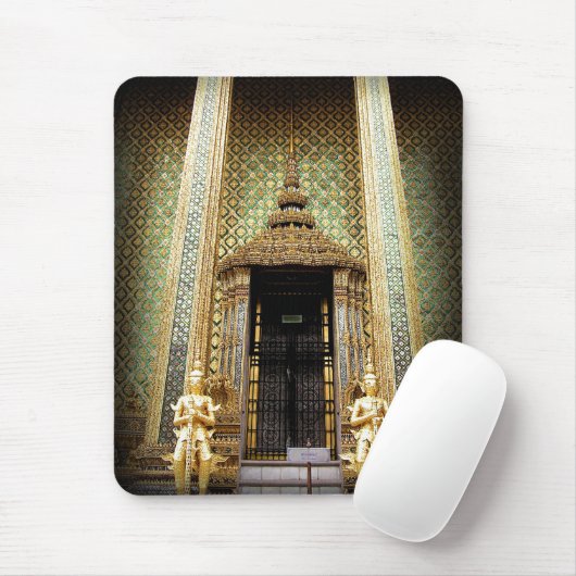 Wächter des thailändischen Fotos Golden Palace Mousepad (Mit Mouse)
