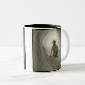 Wächter des Waldlichtes Zweifarbige Tasse (VorderseiteRechts)