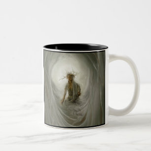 Wächter des Waldlichtes Zweifarbige Tasse