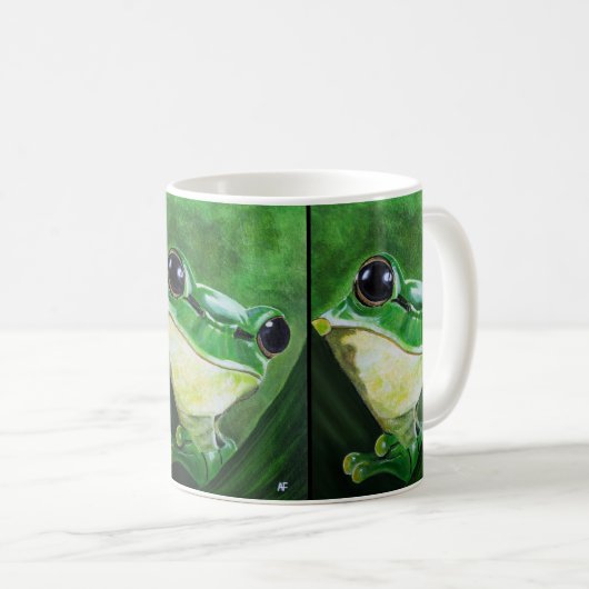 Wächter des Wasser Gemälde von Alfred Fox Kaffeetasse (VorderseiteRechts)