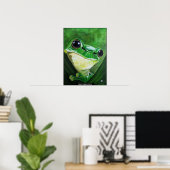Wächter des Wasser Gemälde von Alfred Fox Poster (Heimbüro)