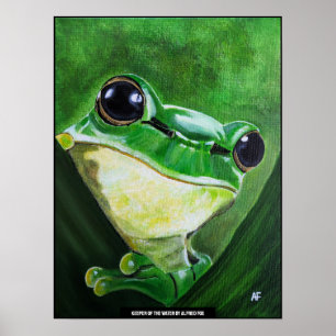 Wächter des Wasser Gemälde von Alfred Fox Poster
