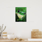 Wächter des Wasser Gemälde von Alfred Fox Poster (Küche)