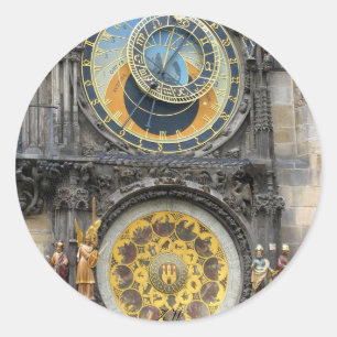 Wächter des Zeit-Aufklebers Runder Aufkleber