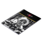 Wächter Geist: Frau und Wolf Notizblock (Linke Seite)