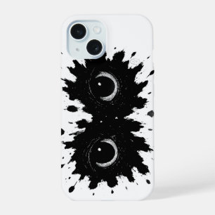 Wächter in der Tinte: Augen‑Klecks‑Sigil iPhone 15 Hülle