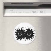 Wächter in der Tinte: Augen‑Klecks‑Sigil Magnet (In Situ (Geschirrspüler))