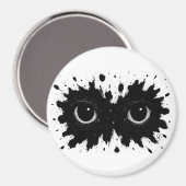 Wächter in der Tinte: Augen‑Klecks‑Sigil Magnet (Vorderseite/Rückseite)