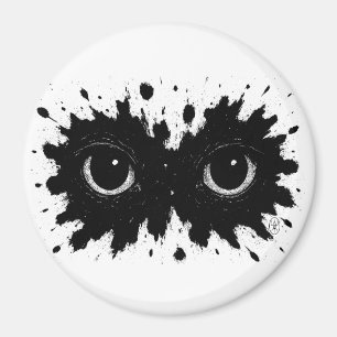 Wächter in der Tinte: Augen‑Klecks‑Sigil Magnet