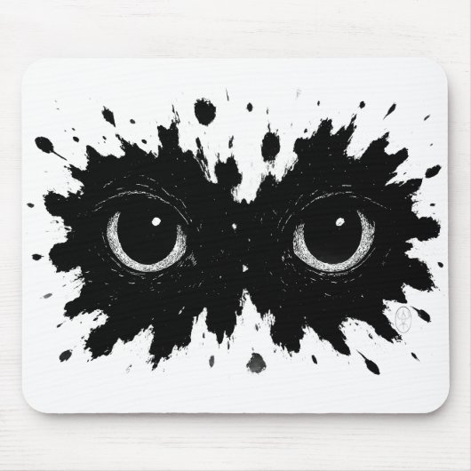 Wächter in der Tinte: Augenfleck-Sigil Mousepad (Vorne)
