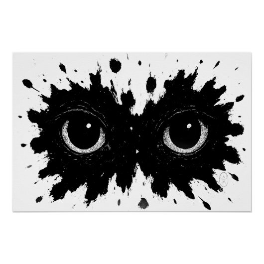 Wächter in der Tinte: Augenfleck-Sigil Poster (Vorderseite)