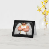 Wächter-Kriegers-Engel Notecard Karte (Gelbe Blume)