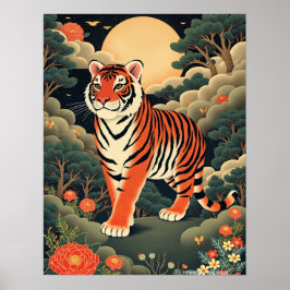 Wächter Tiger im Joseon Forest Poster