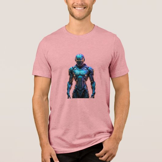 Wächter verschlüsselt alles Tri-Blend shirt (Vorderseite)