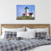 Wächter von Nobska Point Leinwanddruck (Insitu (Schlafzimmer))