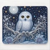 Wächterin der Winternacht im Sternengarten Mousepad (Vorne)