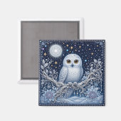 Wächterin der Winternacht Magnet (Vorderseite/Rückseite)