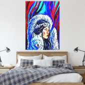 Wächterin des Frostes Leinwanddruck (Insitu (Schlafzimmer))