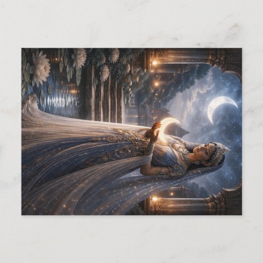 Wächterin des Lichttempels Postkarte (Vorderseite)