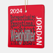 Wachtlifter Extraordinaire CUSTOM Keramikornament (Links)