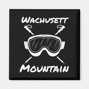 Wachusett Berg Massachusetts Skifahrer Skifahren S Magnet