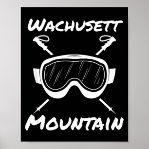 Wachusett Berg Massachusetts Skifahrer Skifahren S Poster