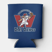 Wachusett Dirt Dawgs Collegiate Baseball Team Logo Dosenkühler (Vorderseite)
